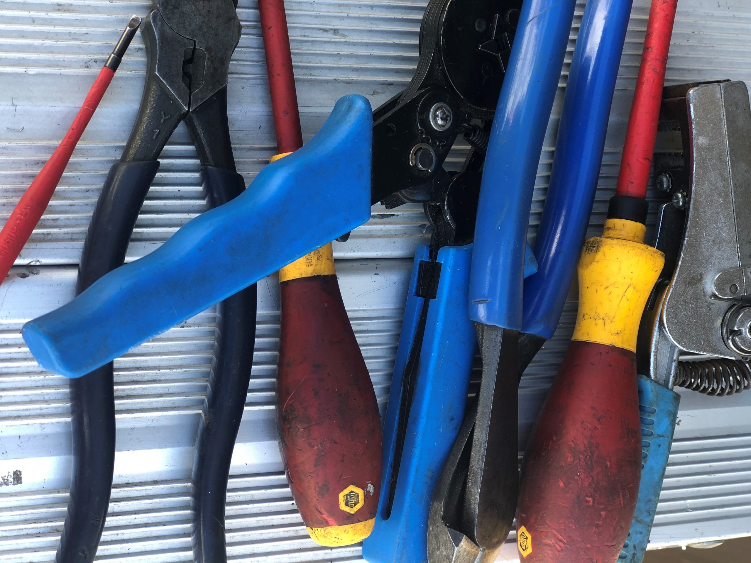 A selection of hand tools